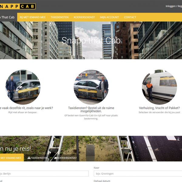 SnappCab - Snapp That Cab - Hexco Webdesign & Optimalisatie