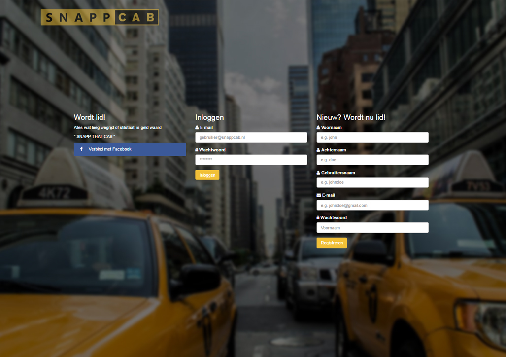 SnappCab - Snapp That Cab - Hexco Webdesign & Optimalisatie